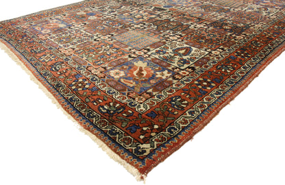 5 x 7 Antique Persian Bakhtiari Rug 73282