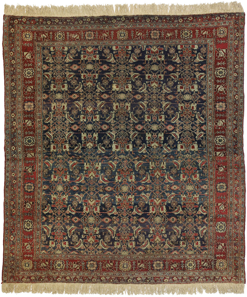 5 x 6 Antique Indian Rug 73286