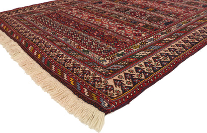 5 x 8 Vintage Persian Soumak Rug 73290