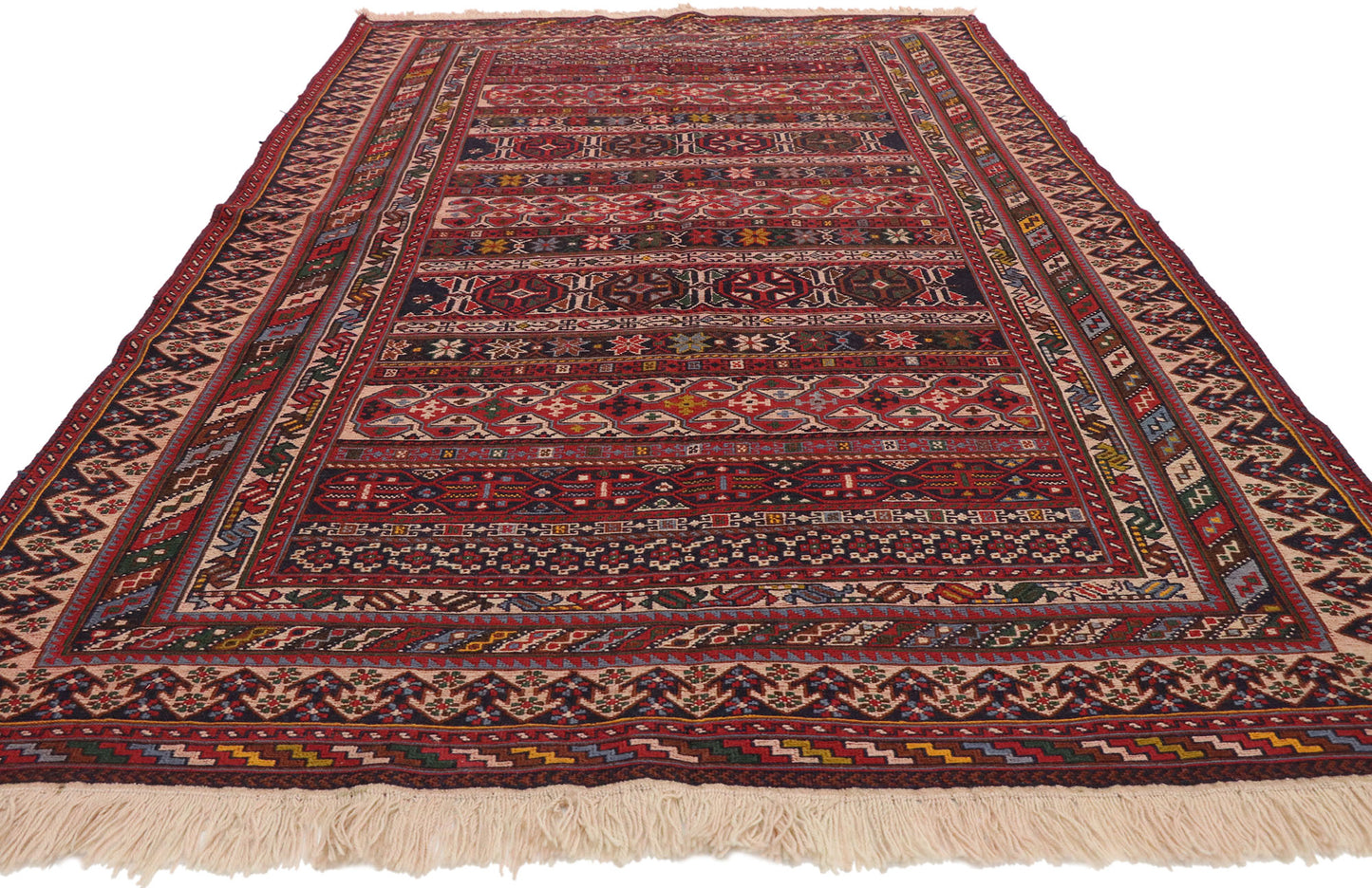 5 x 8 Vintage Persian Soumak Rug 73290