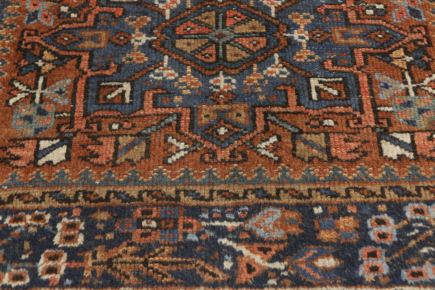 3 x 4 Antique Persian Heriz Rug 73292