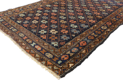 4 x 5 Antique Persian Hamadan Rug 73301