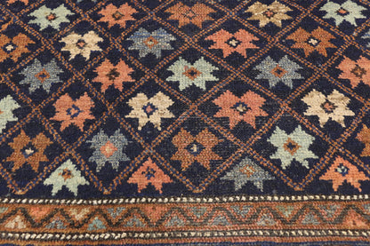 4 x 5 Antique Persian Hamadan Rug 73301