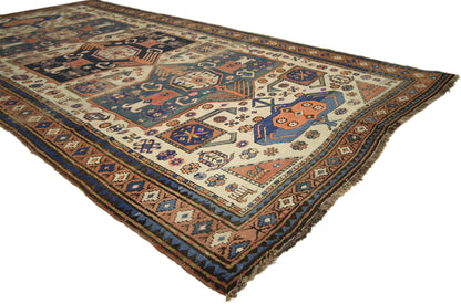 5 x 10 Antique Caucasian Shirvan Rug 73303