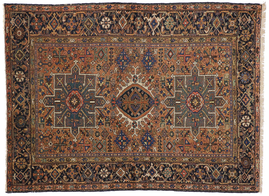 5 x 6 Antique Heriz Rug 73308