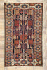 4 x 7 Antique Persian Bakhtiari Rug 73312