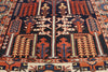 4 x 7 Antique Persian Bakhtiari Rug 73312