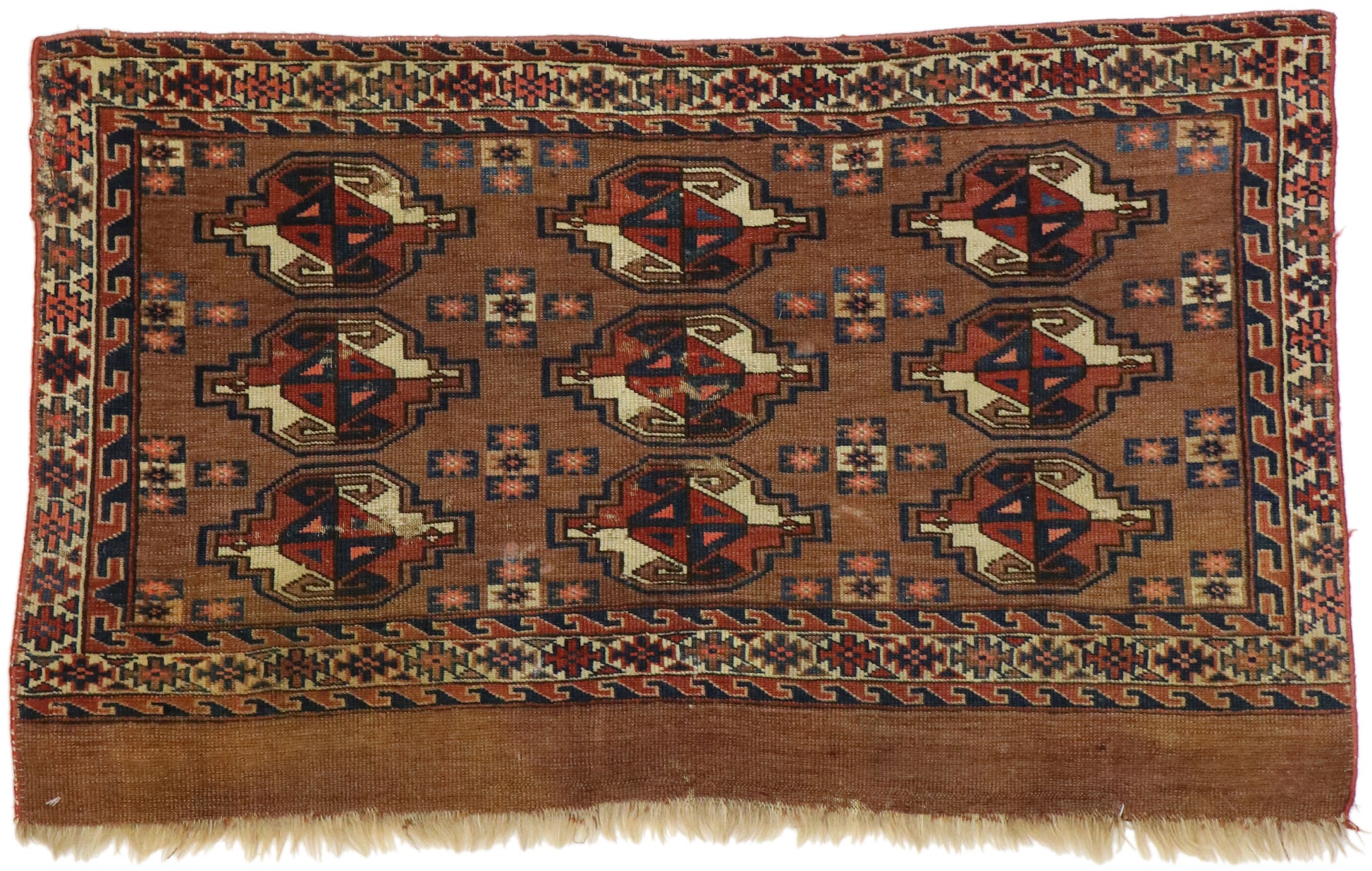 2 x 3 Antique Tekke Yomut Bag Face 73316