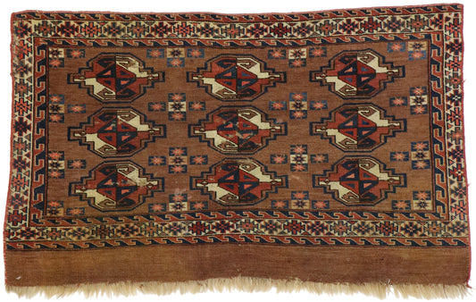 2 x 3 Antique Tekke Yomut Bag Face 73316