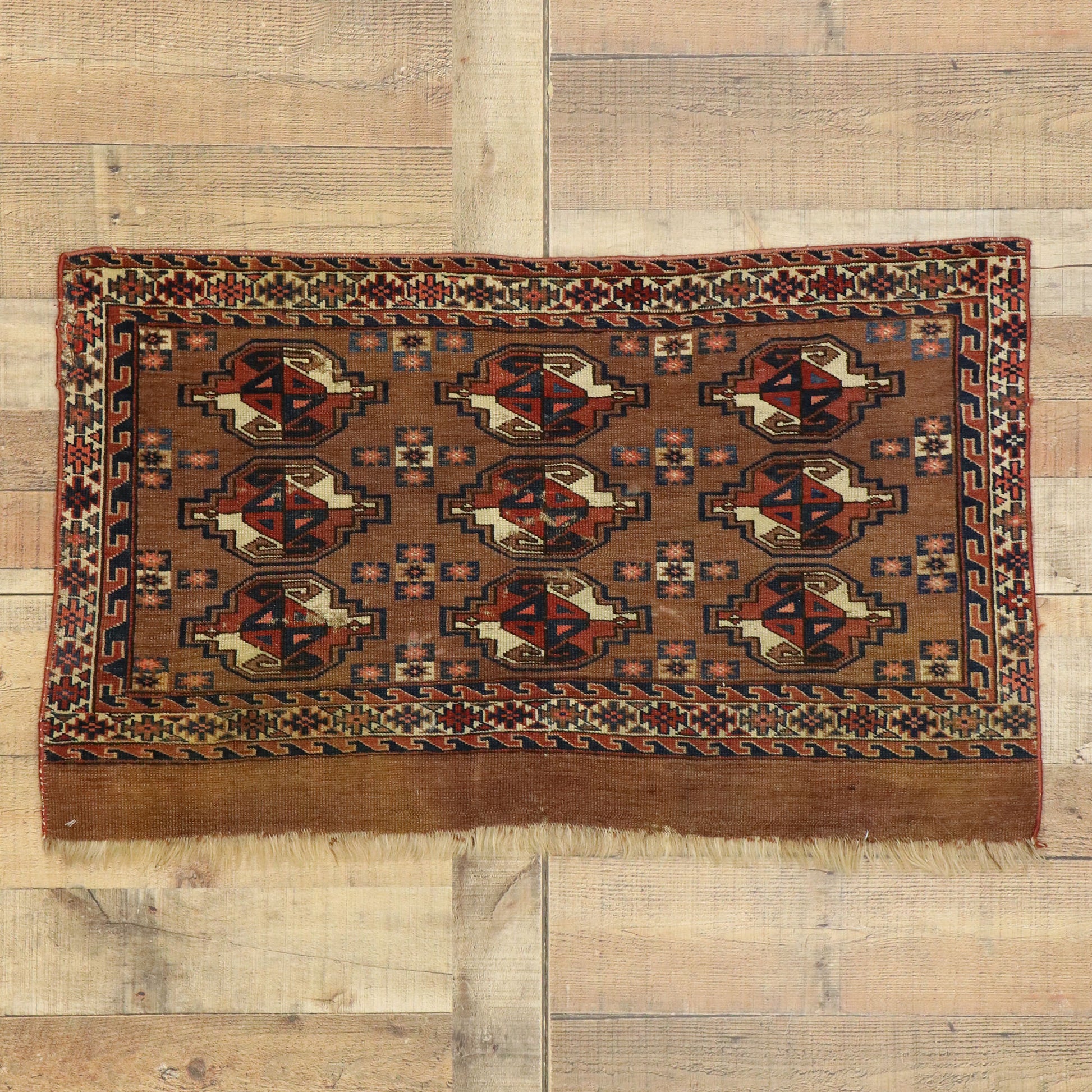 2 x 3 Antique Tekke Yomut Bag Face 73316