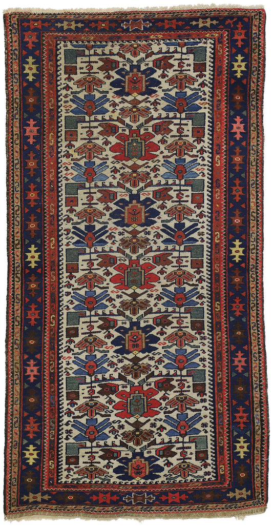 3 x 6 Antique Persian Malayer Rug 73321