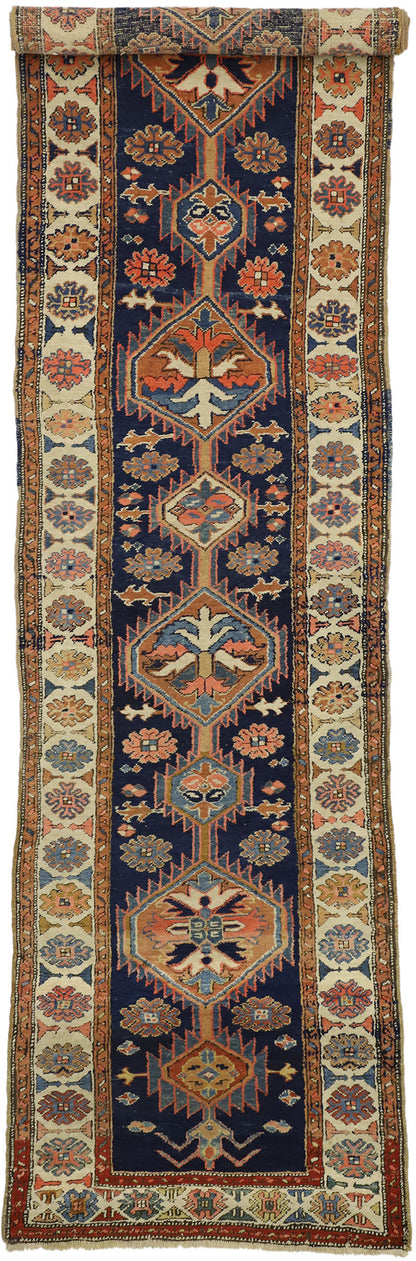 3 x 13 Antique Heriz Rug 73323