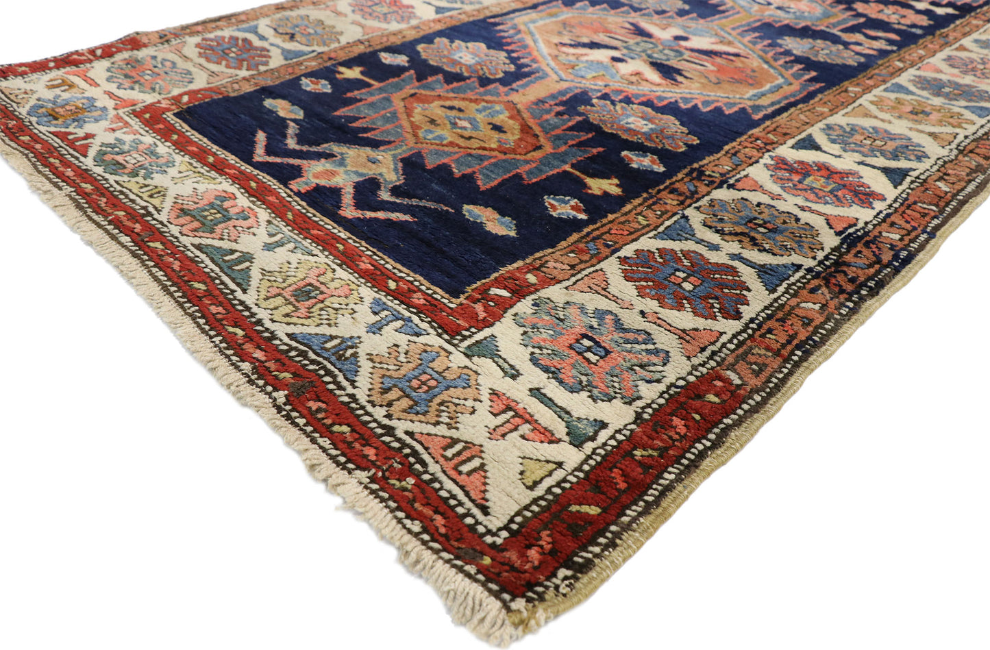 3 x 13 Antique Heriz Rug 73323