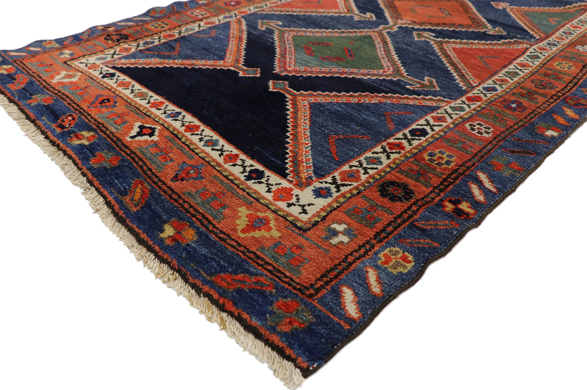 3 x 16 Antique Hamadan Rug 73325