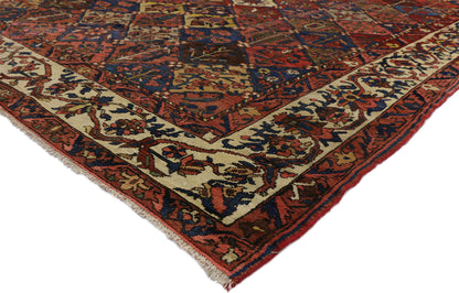 10 x 13 Antique Persian Bakhtiari Rug 73330