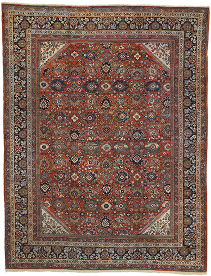 9 x 12 Antique Persian Mahal Rug 73333