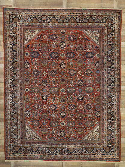 9 x 12 Antique Persian Mahal Rug 73333