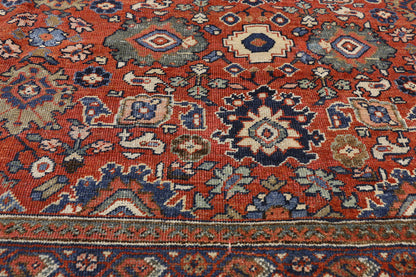 9 x 12 Antique Persian Mahal Rug 73333