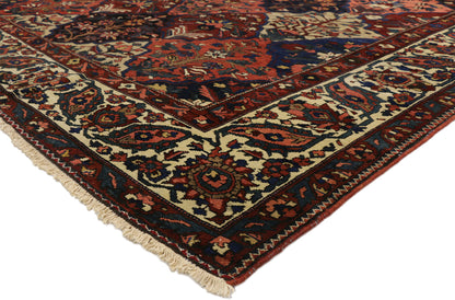 10 x 16 Antique Persian Bakhtiari Rug 73345