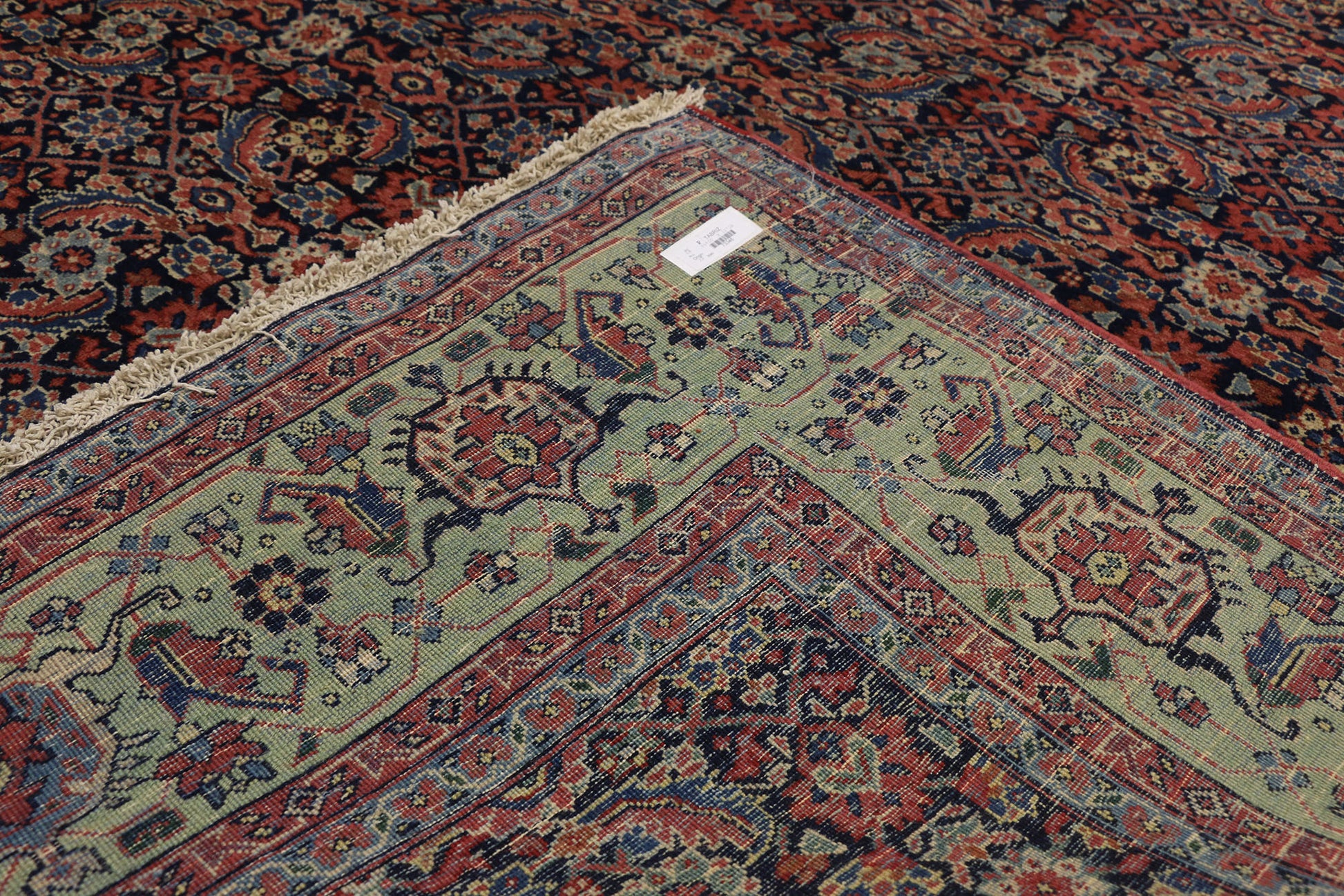 9 x 13 Antique Persian Tabriz Rug 73346