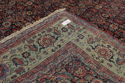 9 x 13 Antique Persian Tabriz Rug 73346