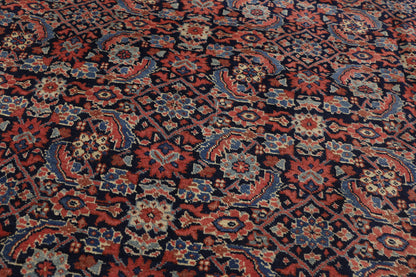 9 x 13 Antique Persian Tabriz Rug 73346