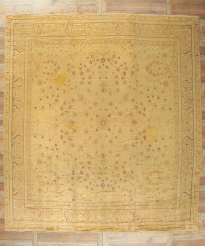 12 x 14 Antique European French Rug 73348