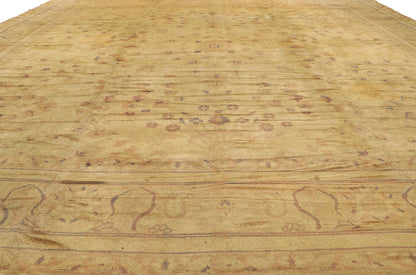 12 x 14 Antique European French Rug 73348