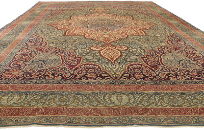 10 x 15 Antique Persian Kermanshah Rug 73364