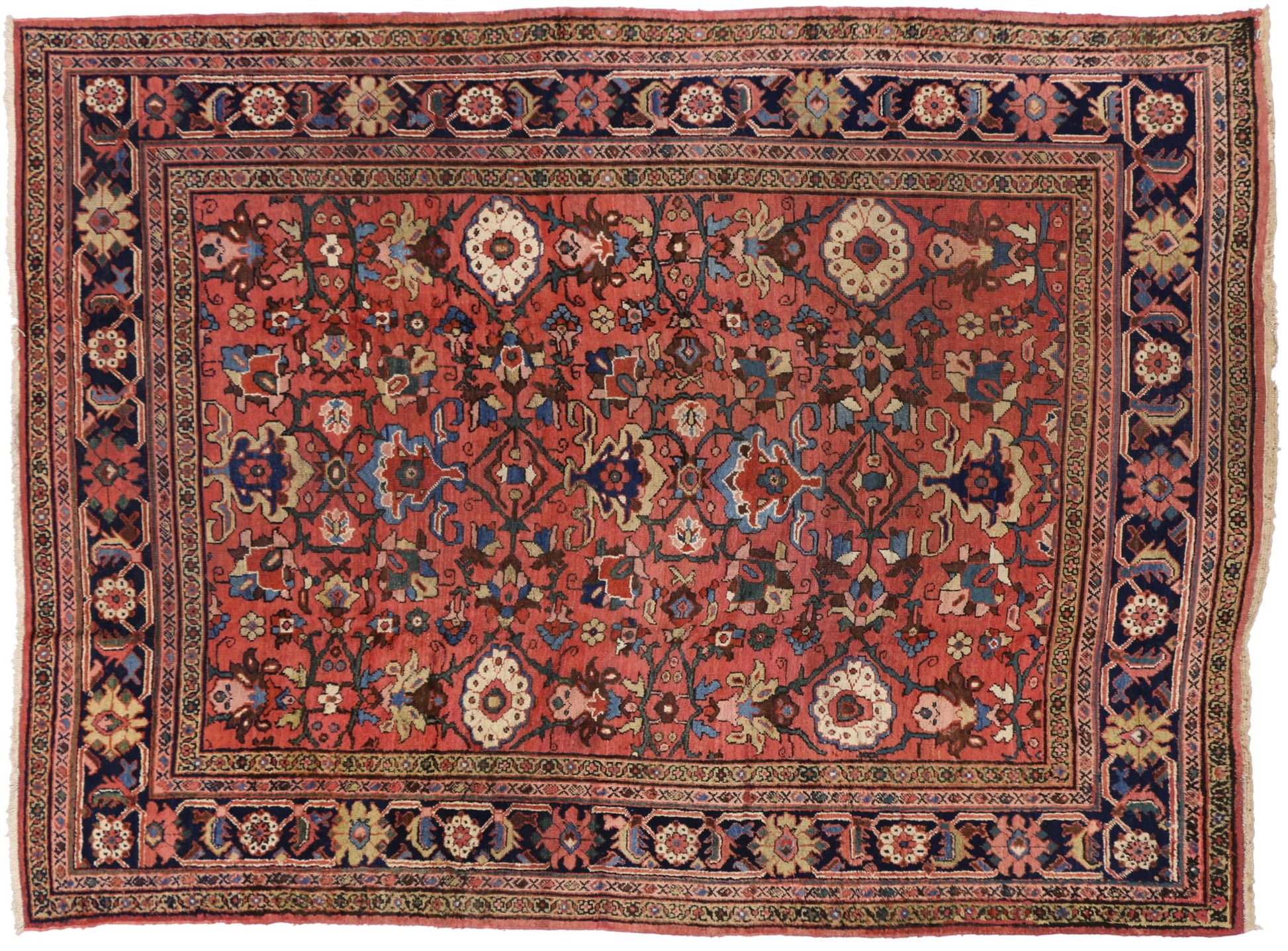 8 x 10 Antique Mahal Rug 73365