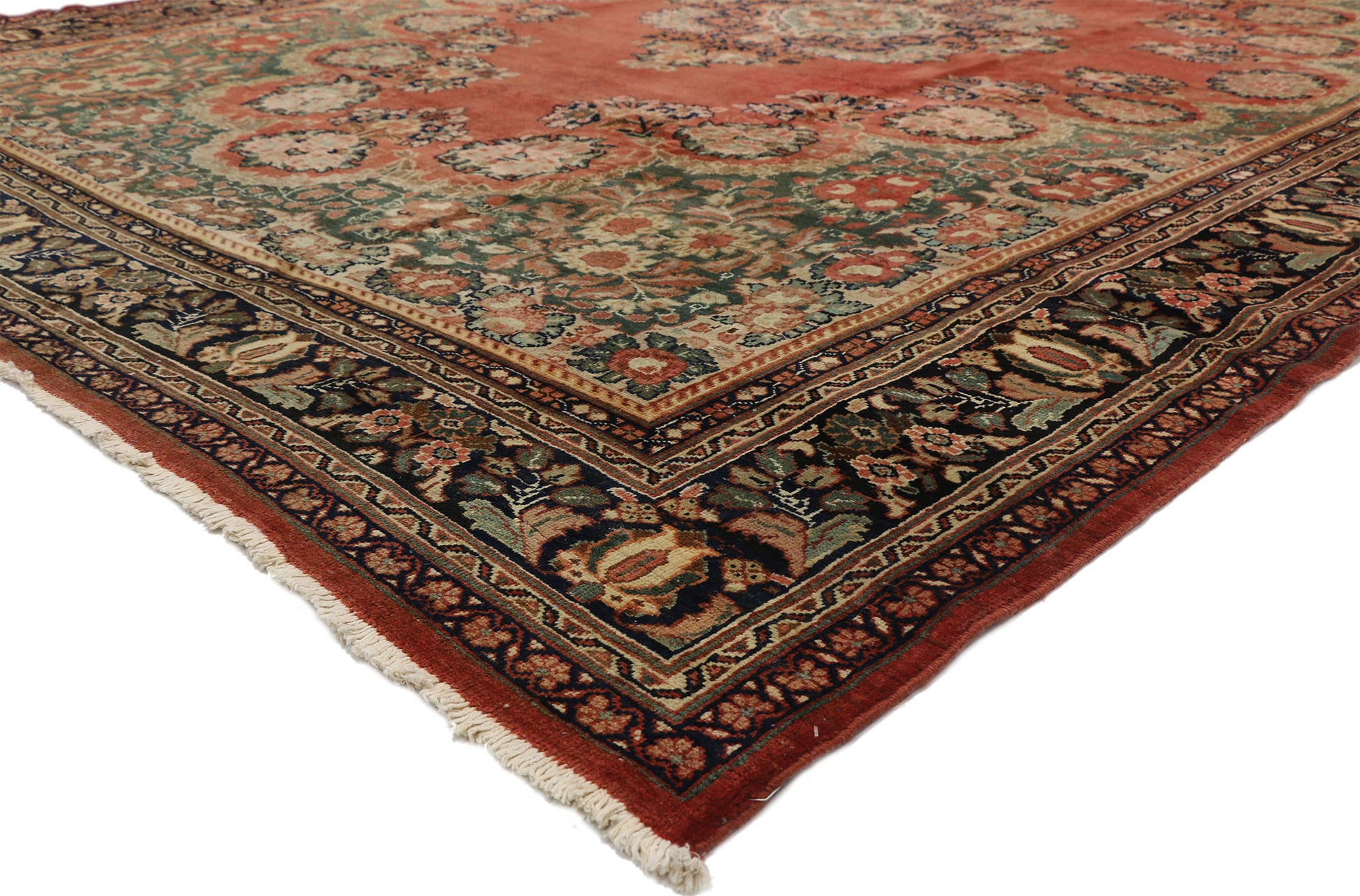 11 x 15 Antique Persian Mahal Rug 73370