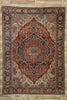 9 x 13 Antique Persian Serapi Rug 73373
