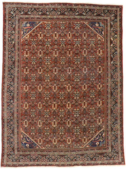 10 x 14 Antique Persian Mahal Rug 73378