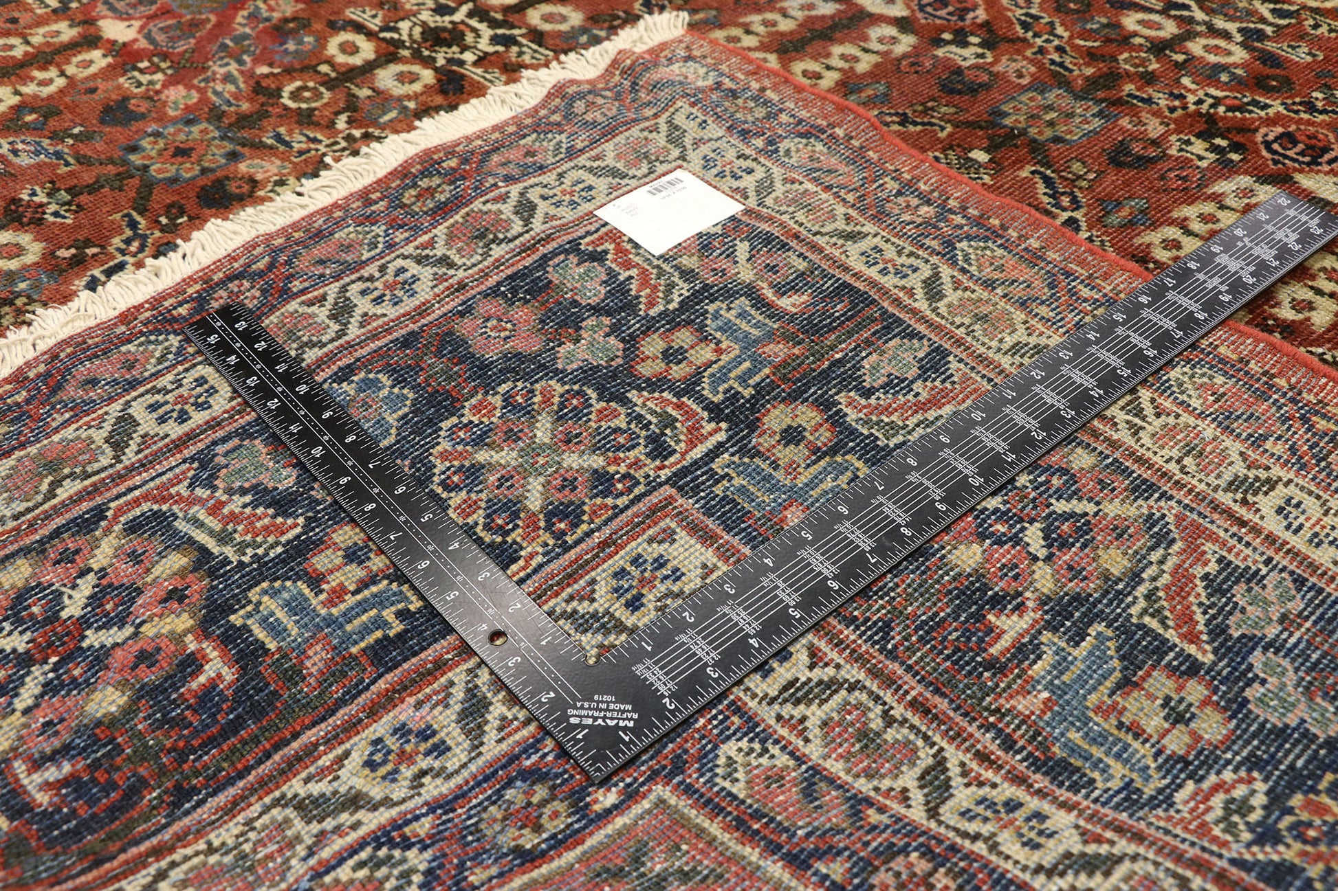 10 x 14 Antique Persian Mahal Rug 73378