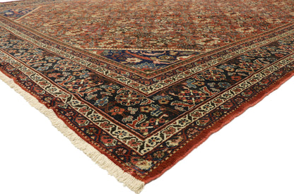 10 x 14 Antique Persian Mahal Rug 73378