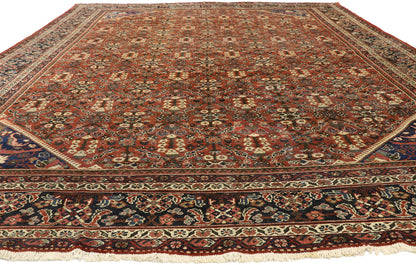 10 x 14 Antique Persian Mahal Rug 73378