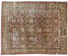 9 x 11 Antique-Worn Persian Mahal Rug 73380
