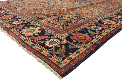 9 x 12 Antique Persian Mahal Rug 73382