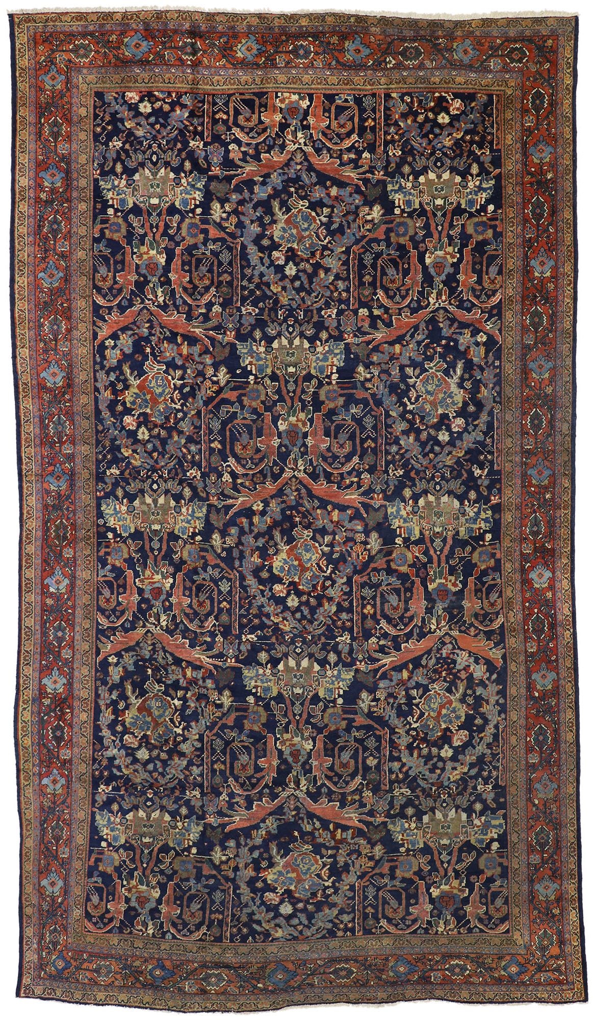 10 x 17 Antique Mahal Rug 73384