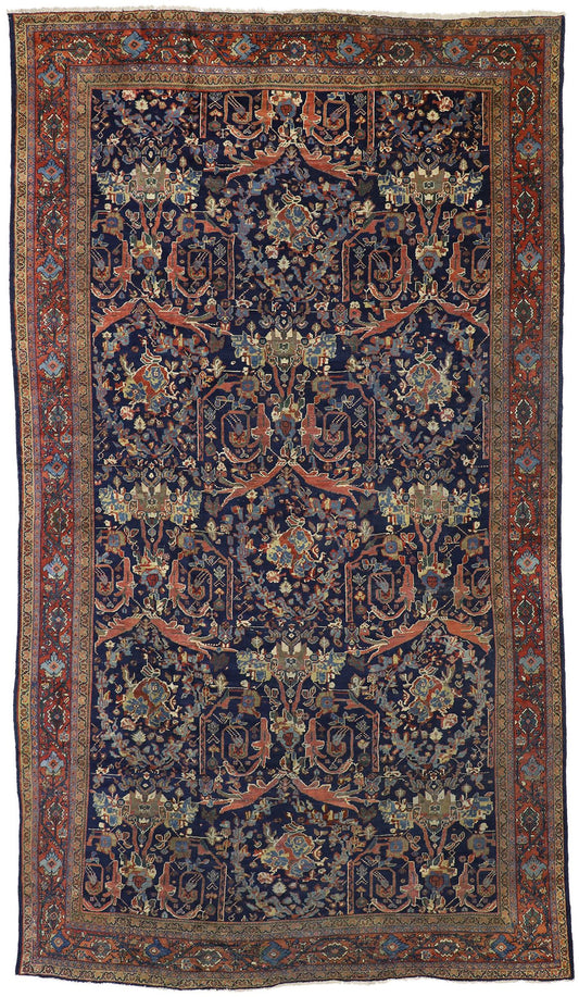 10 x 17 Antique Mahal Rug 73384