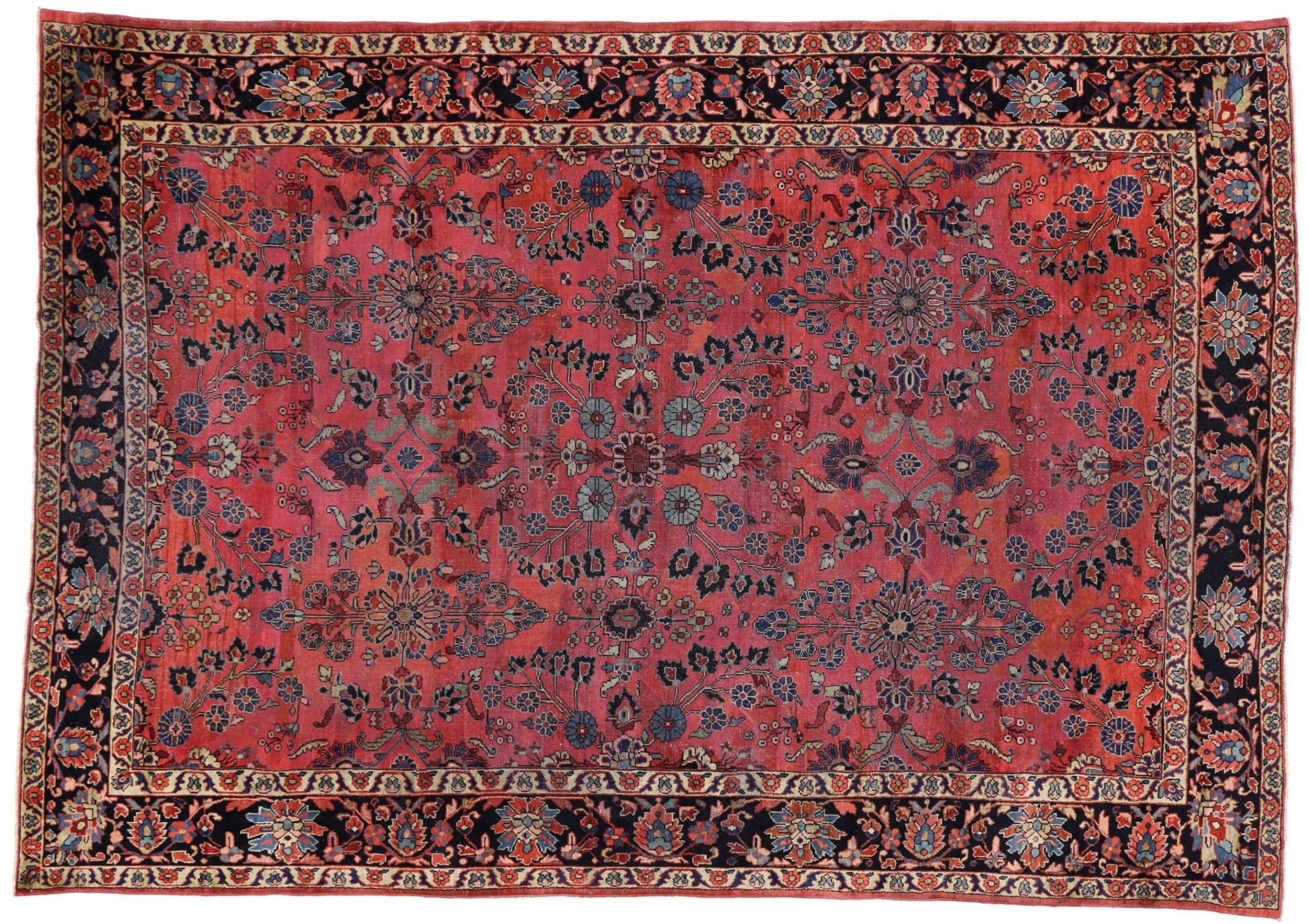 9 x 12 Antique Mahal Rug 73386