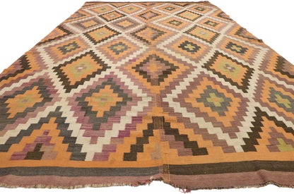 8 x 15 Antique Turkish Kilim Rug 73394