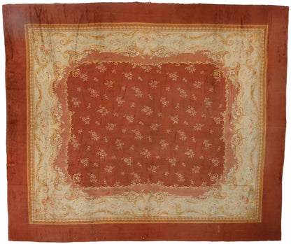 17 x 21 Antique French Savonnerie Rug 73397