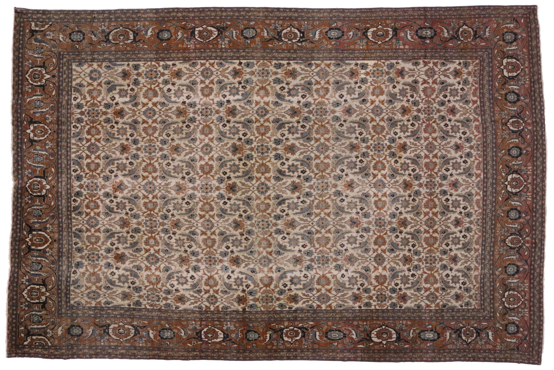 10 x 15 Antique Tabriz Rug 73400