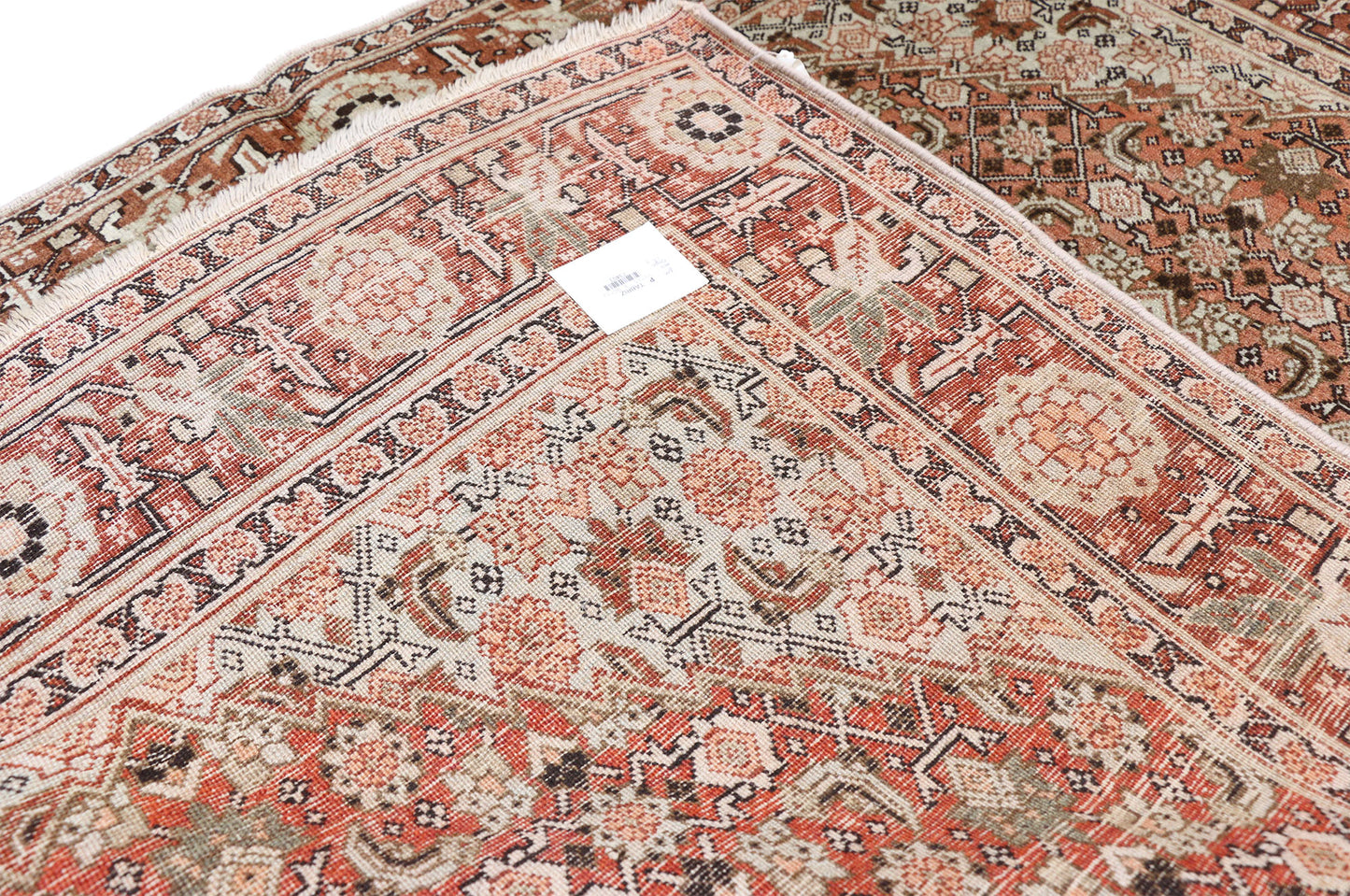 4 x 5 Antique Persian Tabriz Rug 73403