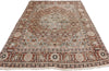 4 x 5 Antique Persian Tabriz Rug 73403