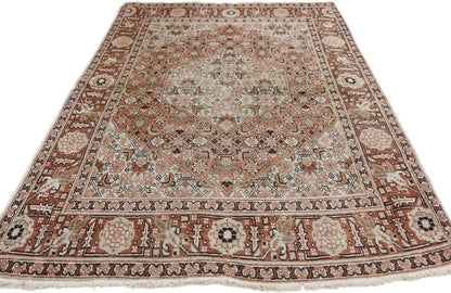 4 x 5 Antique Persian Tabriz Rug 73403