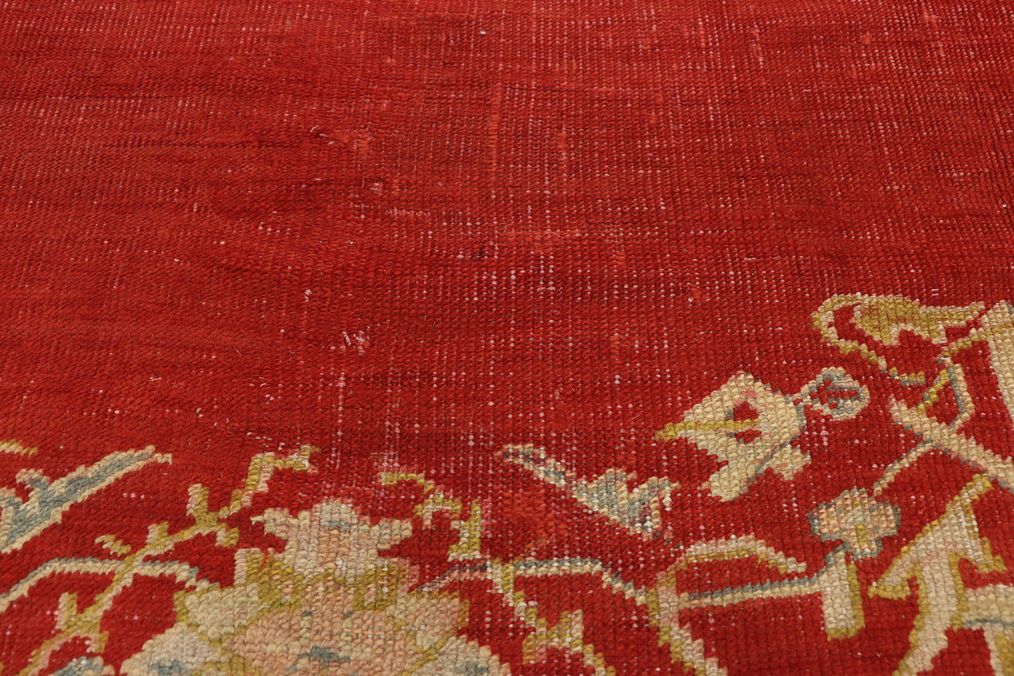 8 x 12 Antique Turkish Oushak Rug 73422