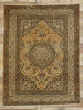 4 x 5 Antique Persian Tabriz Rug 73430