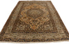 4 x 5 Antique Persian Tabriz Rug 73430
